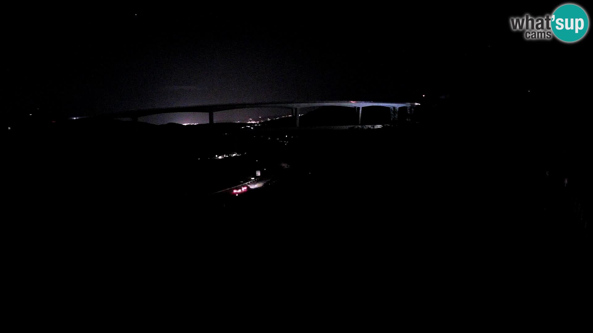Webcam Črni Kal Viaduct – view from Viki Burger