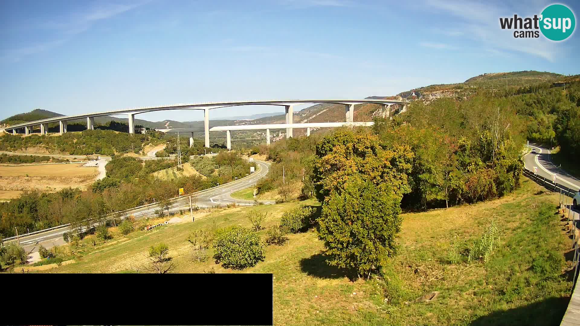 Camera en vivo Črni Kal Viaducto – Viki Burger