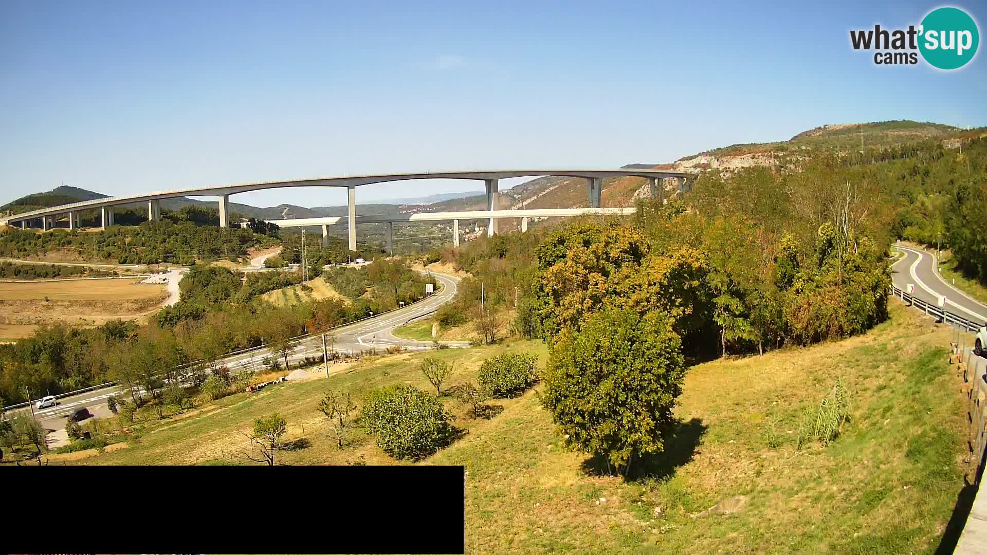 Live cam Črni Kal Viaduc – Viki Burger