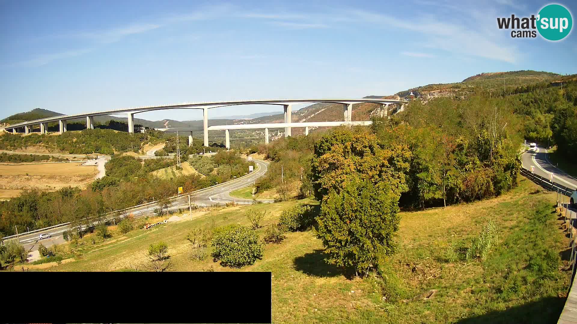 Live cam Črni Kal Viaduc – Viki Burger