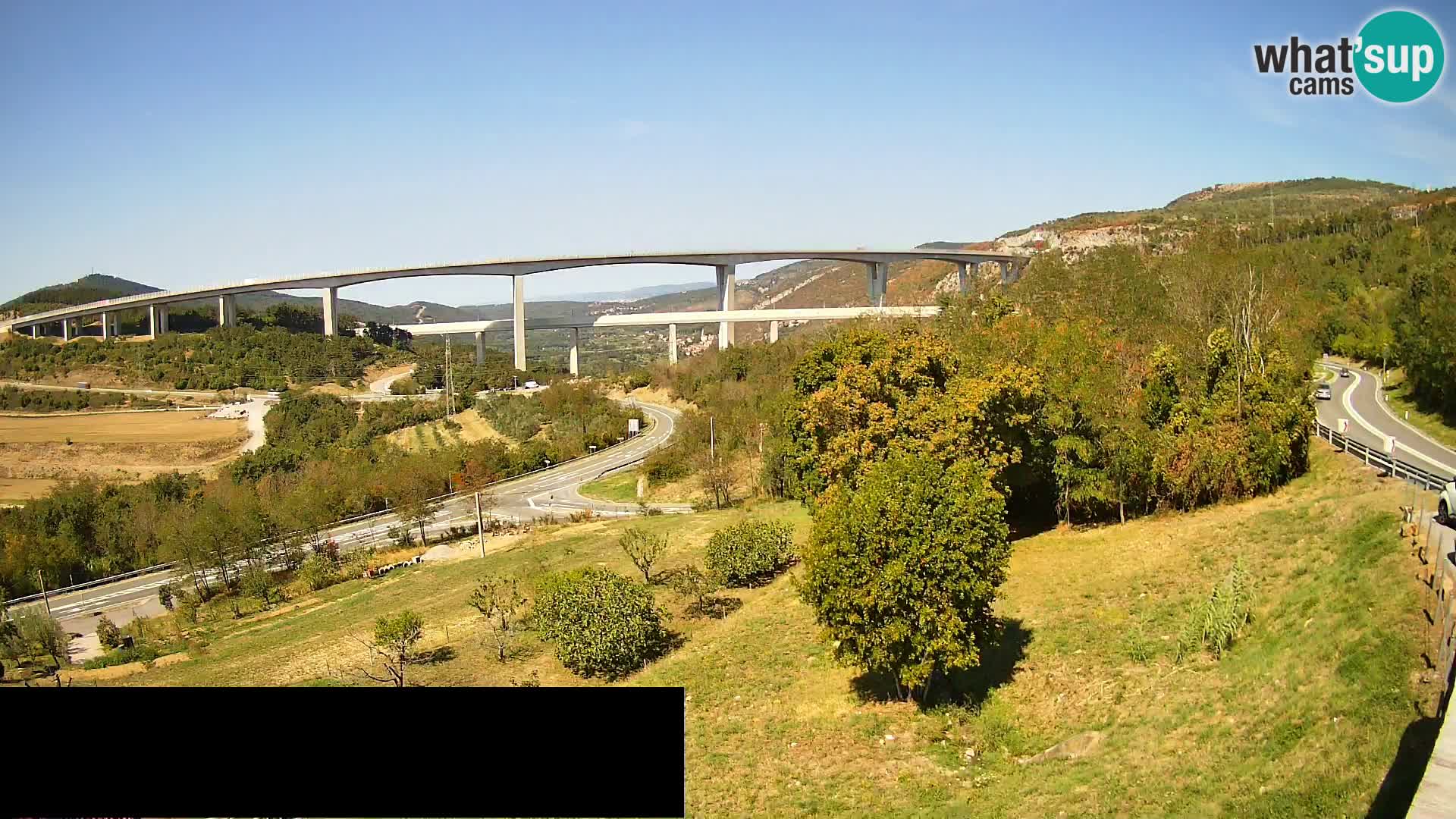 Camera en vivo Črni Kal Viaducto – Viki Burger