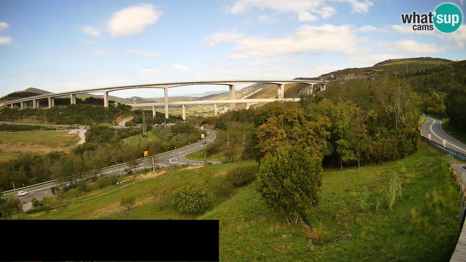 Live cam Črni Kal Viaduc – Viki Burger