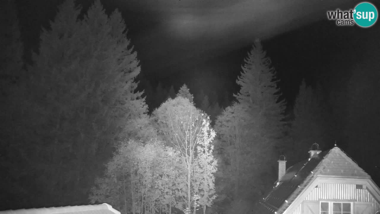 Webcam Lukanja – Pohorje houses a Water village