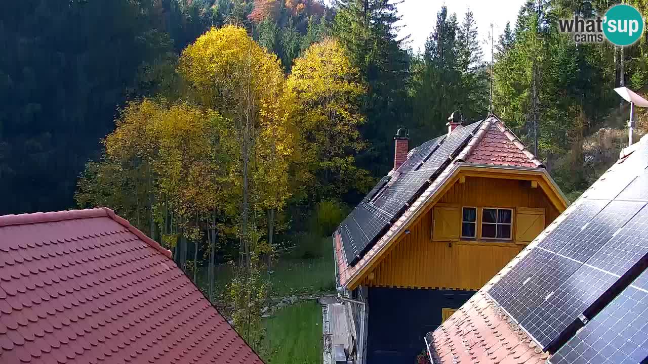 Webcam Lukanja – Pohorje houses a Water village