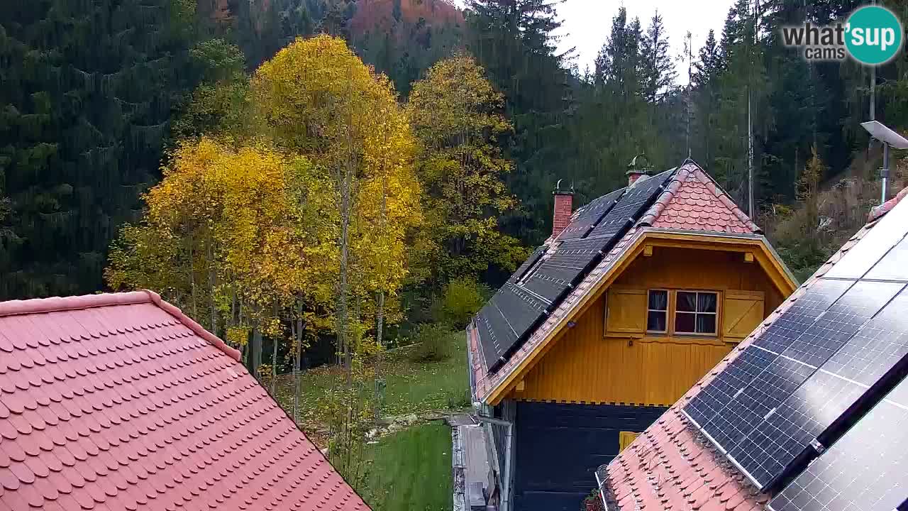Webcam Lukanja – Pohorje houses a Water village