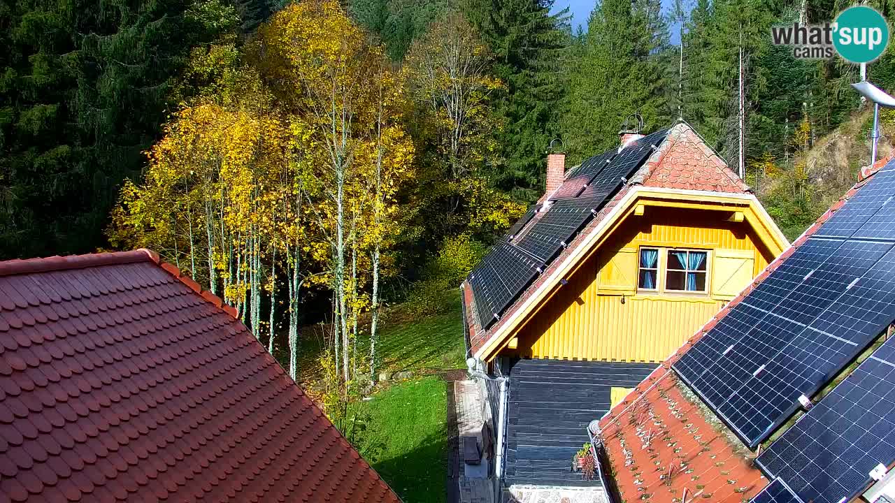 Webcam Lukanja – Pohorje houses a Water village