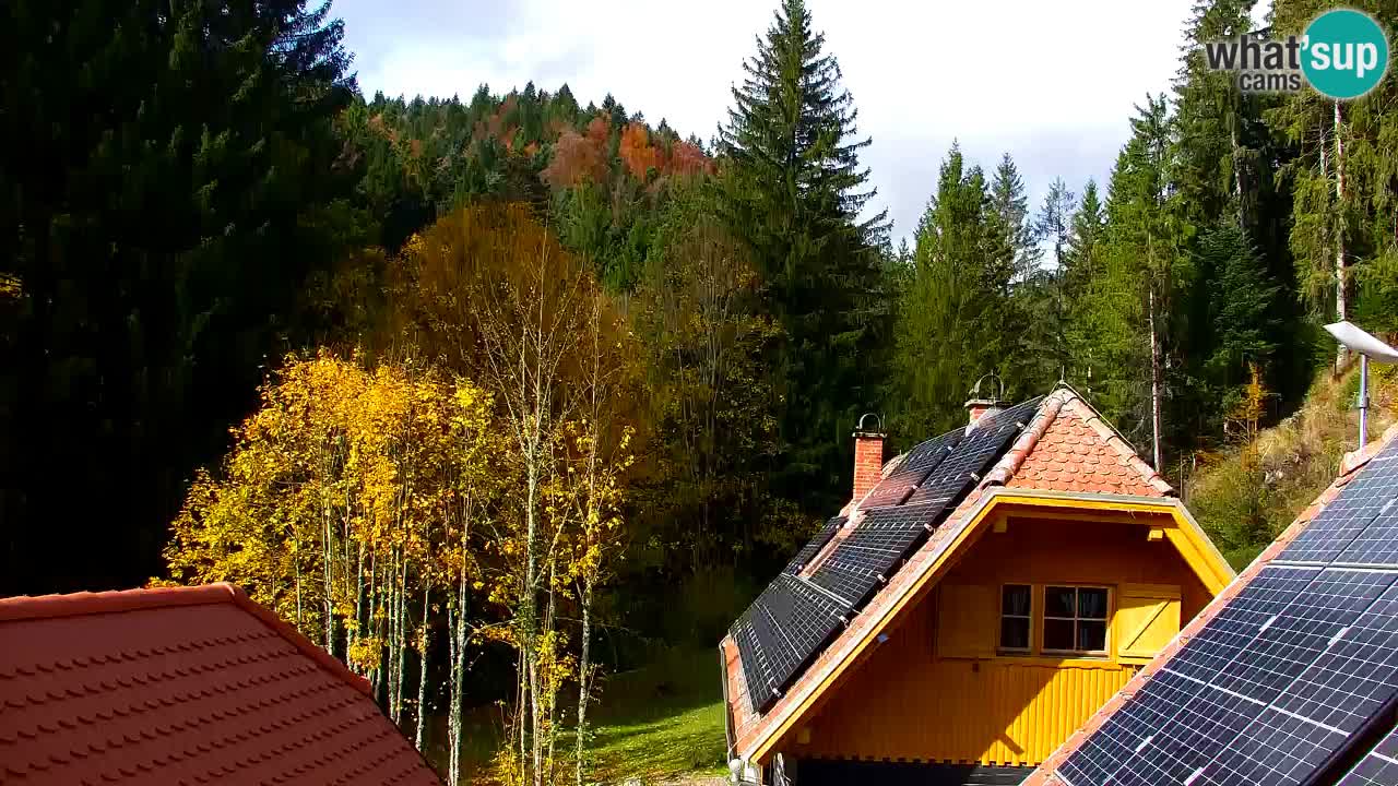 Webcam Lukanja – Pohorje houses a Water village
