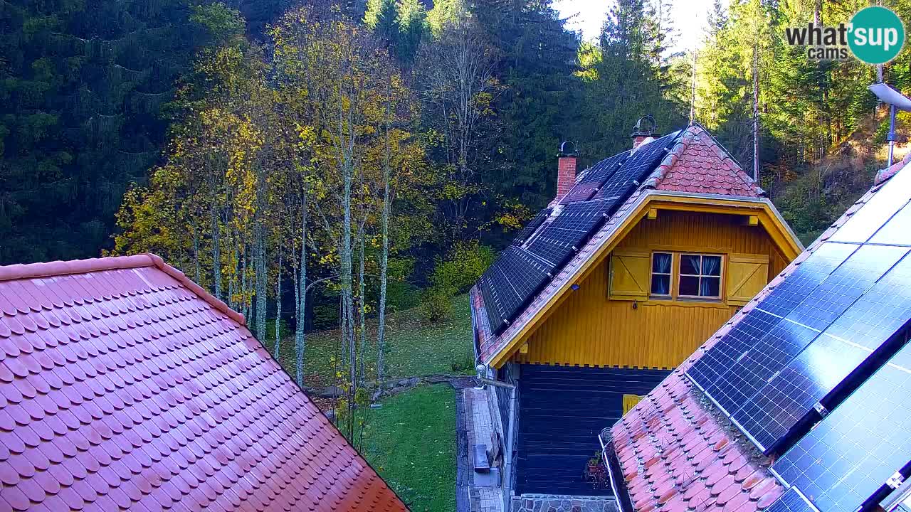Webcam Lukanja – Pohorje houses a Water village