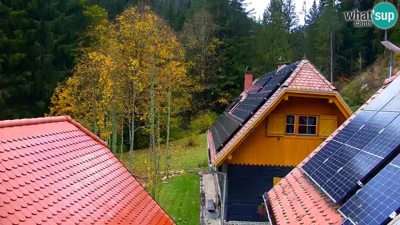 Webcam Lukanja – Pohorje houses a Water village