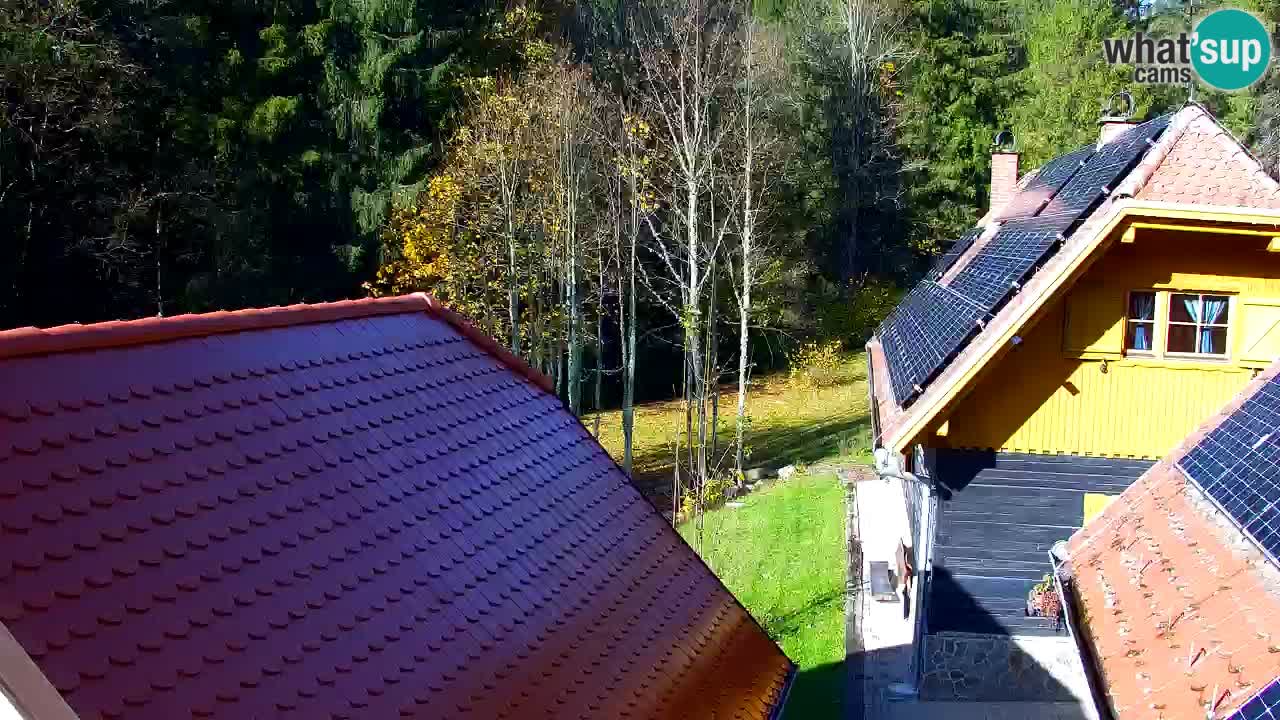 Webcam Lukanja – Pohorje houses a Water village