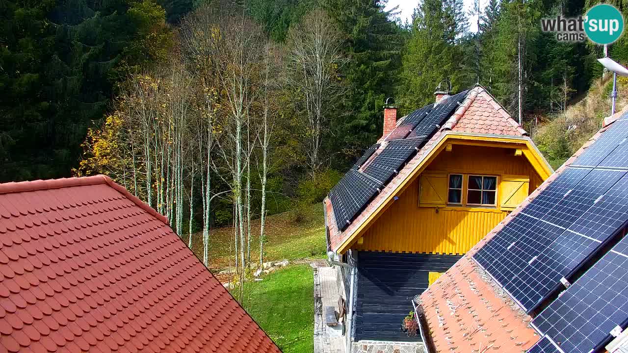 Webcam Lukanja – Pohorje houses a Water village
