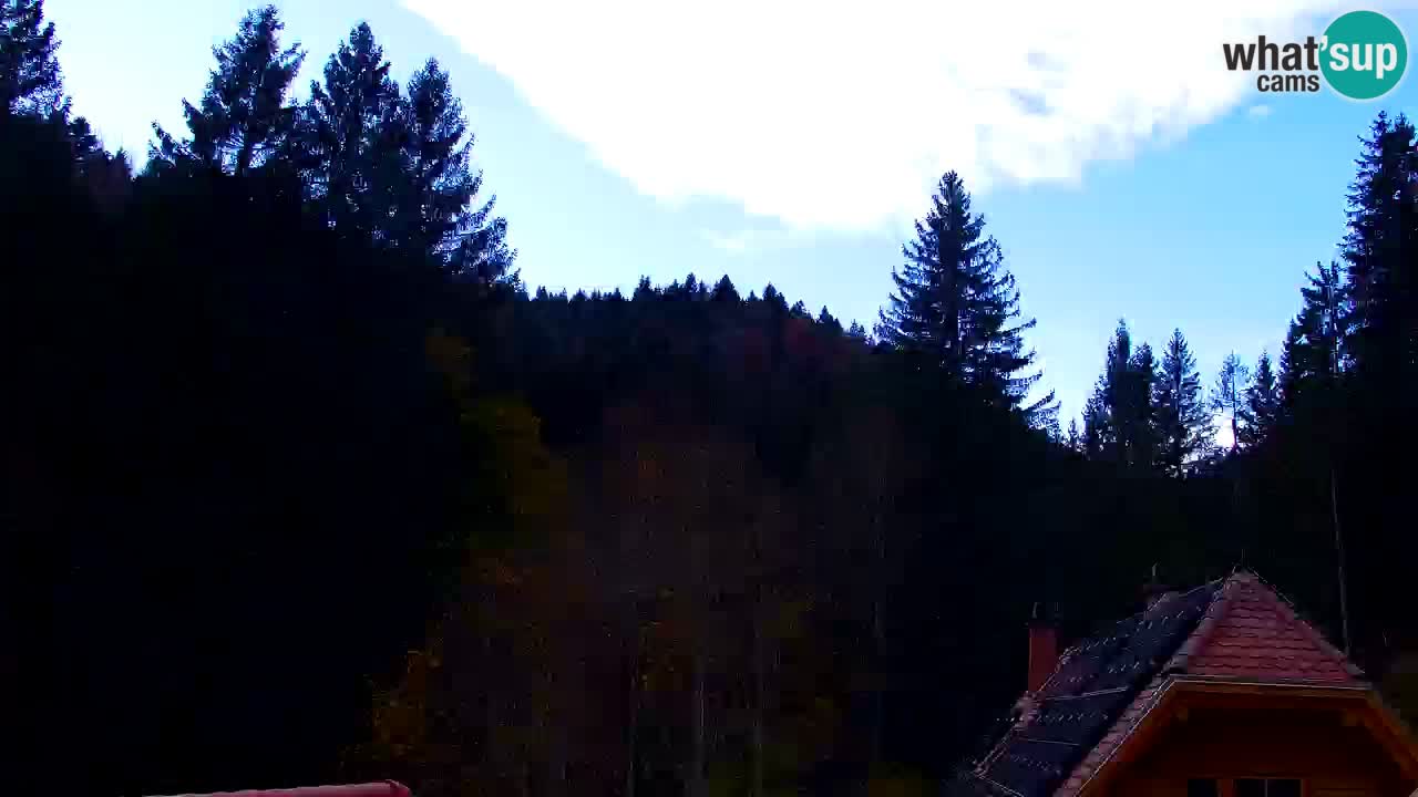Webcam Lukanja – Pohorje houses a Water village