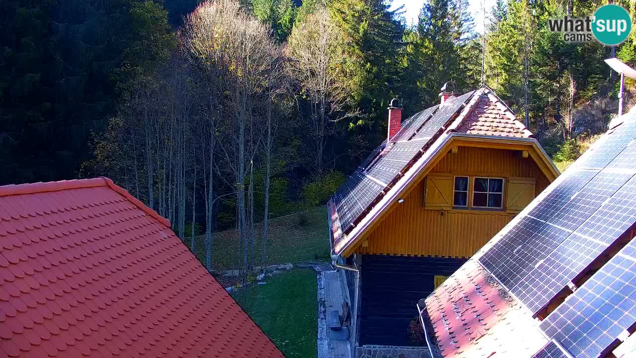 Webcam Lukanja – Pohorje houses a Water village