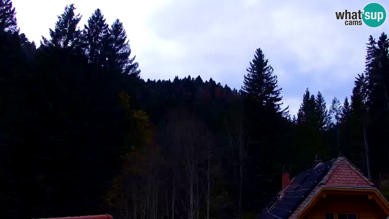 Spletna kamera Lukanja – Water Village | Pohorje Houses