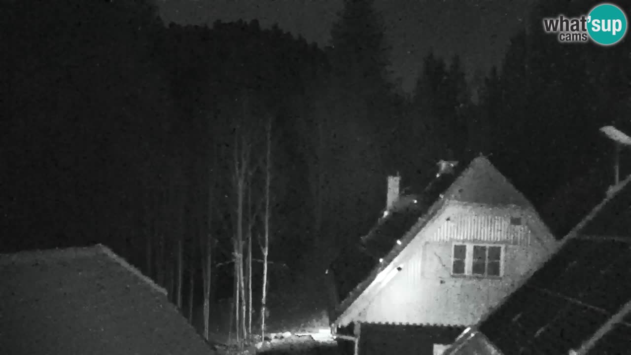 Webcam Lukanja – Pohorje houses a Water village