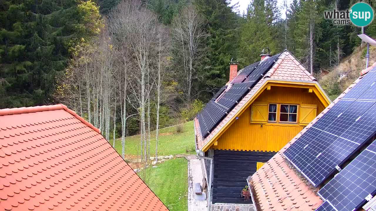 Webcam Lukanja – Pohorje houses a Water village
