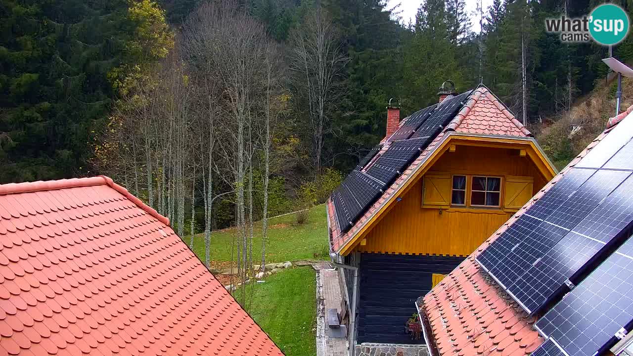 Webcam Lukanja – Pohorje houses a Water village