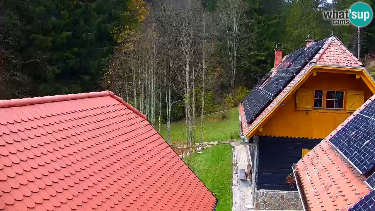 Webcam Lukanja – Pohorje houses a Water village
