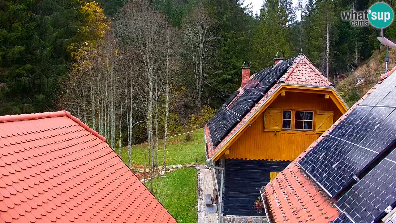 Webcam Lukanja – Pohorje houses a Water village