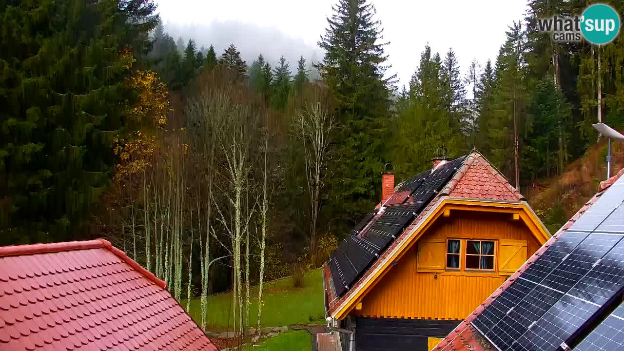 Webcam Lukanja – Pohorje houses a Water village