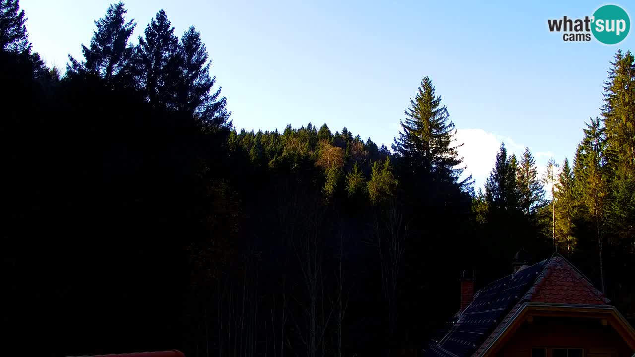 Webcam Lukanja – Pohorje houses a Water village