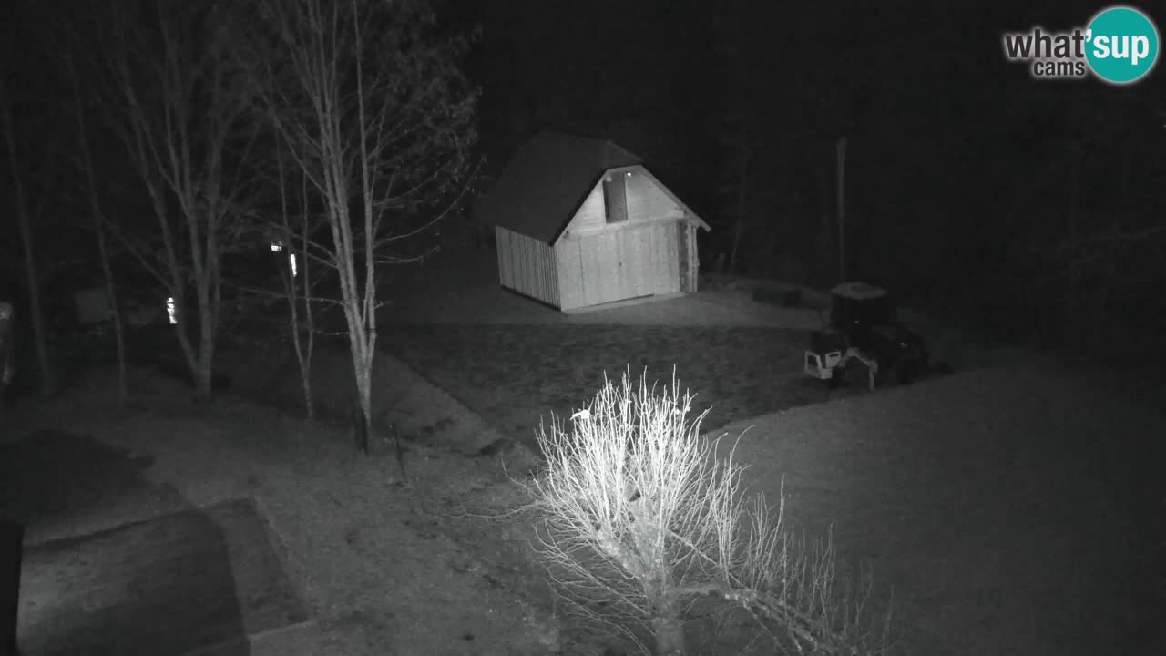 Webcam Lukanja – Pohorje houses a Water village