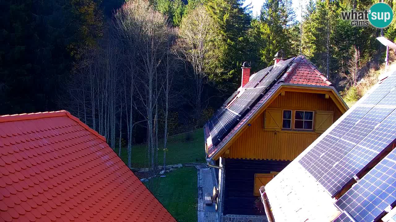 Webcam Lukanja – Pohorje houses a Water village