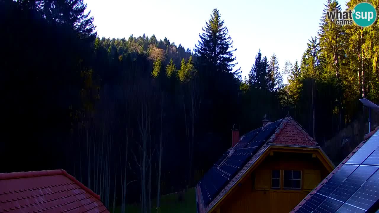 Spletna kamera Lukanja – Water Village | Pohorje Houses