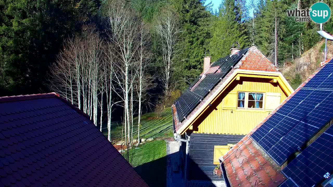 Spletna kamera Lukanja – Water Village | Pohorje Houses