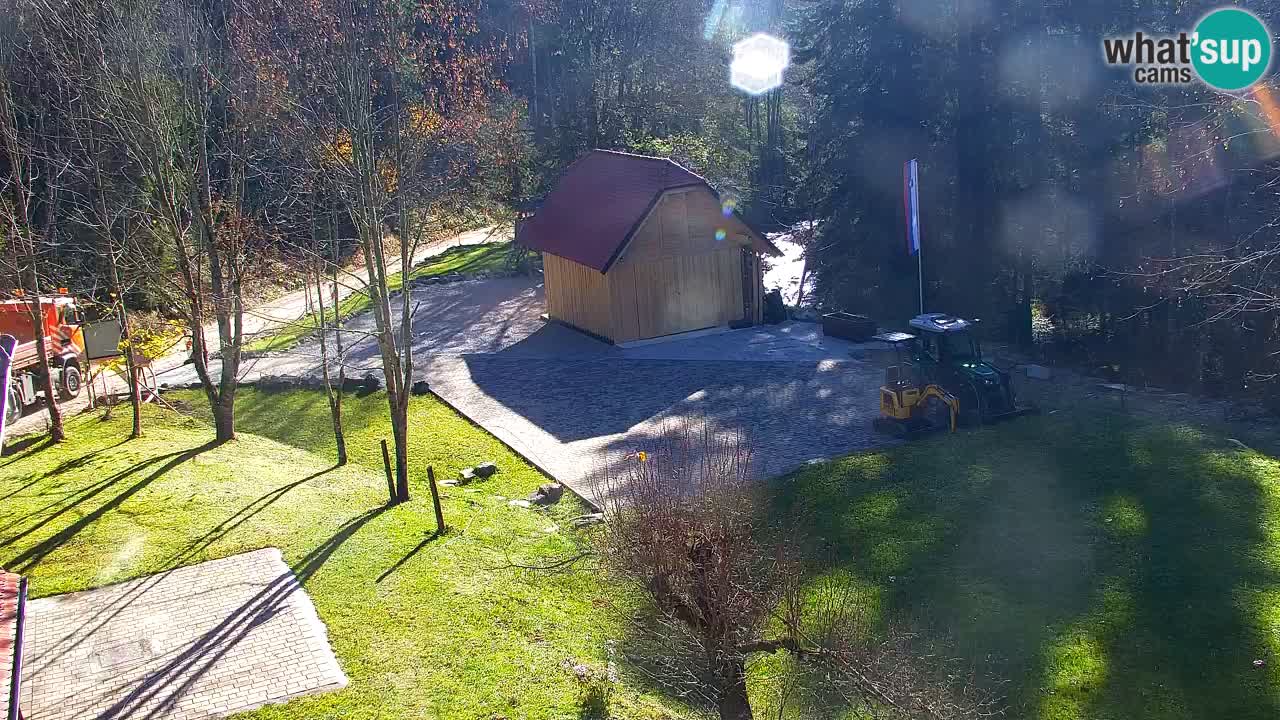 Webcam Lukanja – Pohorje houses a Water village