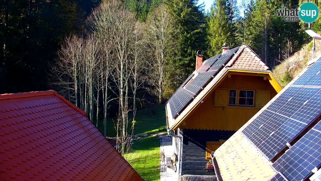 Webcam Lukanja – Pohorje houses a Water village