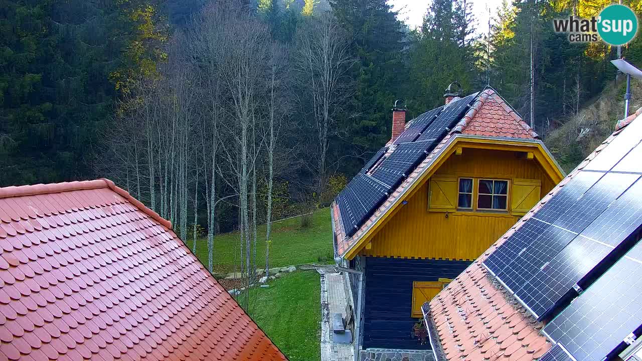 Webcam Lukanja – Pohorje houses a Water village