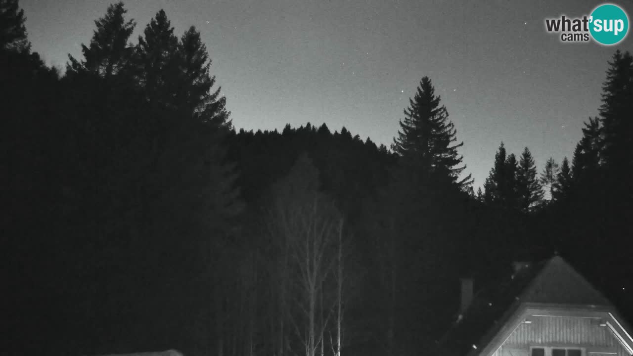 Webcam Lukanja – Pohorje houses a Water village