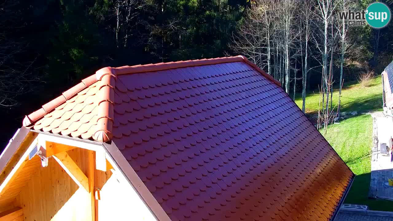 Webcam Lukanja – Pohorje houses a Water village