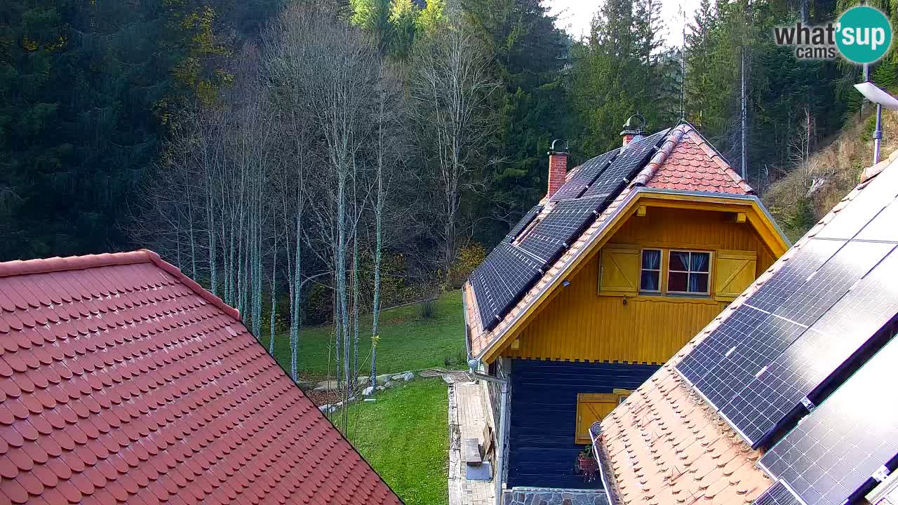 Webcam Lukanja – Pohorje houses a Water village