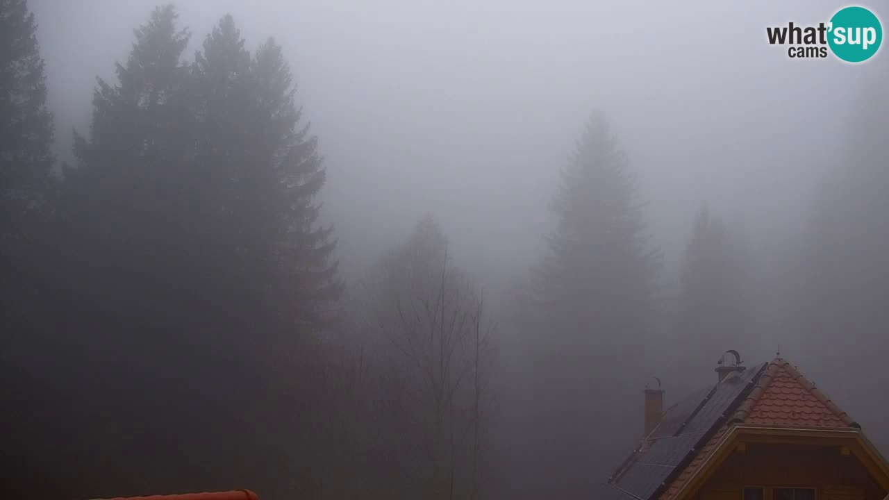 Webcam Lukanja – Pohorje houses a Water village