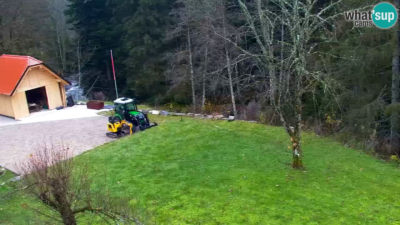 Webcam Lukanja – Pohorje houses a Water village