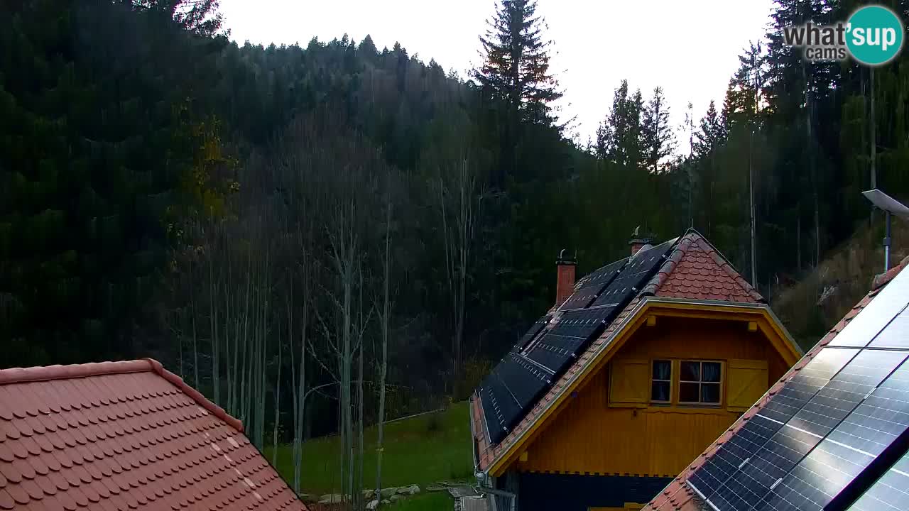 Spletna kamera Lukanja – Water Village | Pohorje Houses