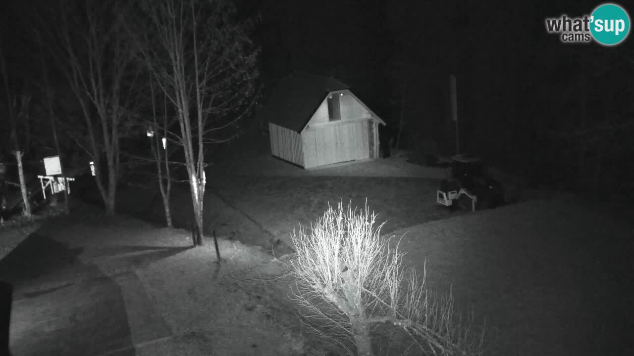 Webcam Lukanja – Pohorje houses a Water village