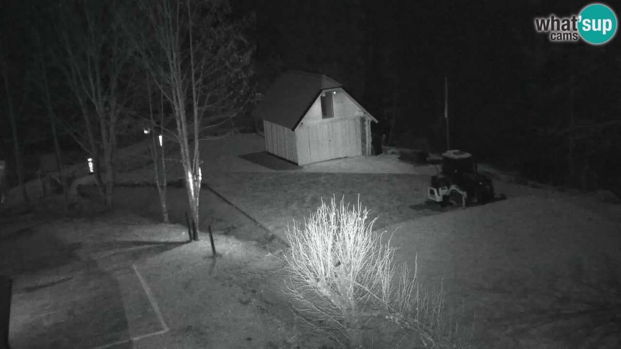 Webcam Lukanja – Pohorje houses a Water village