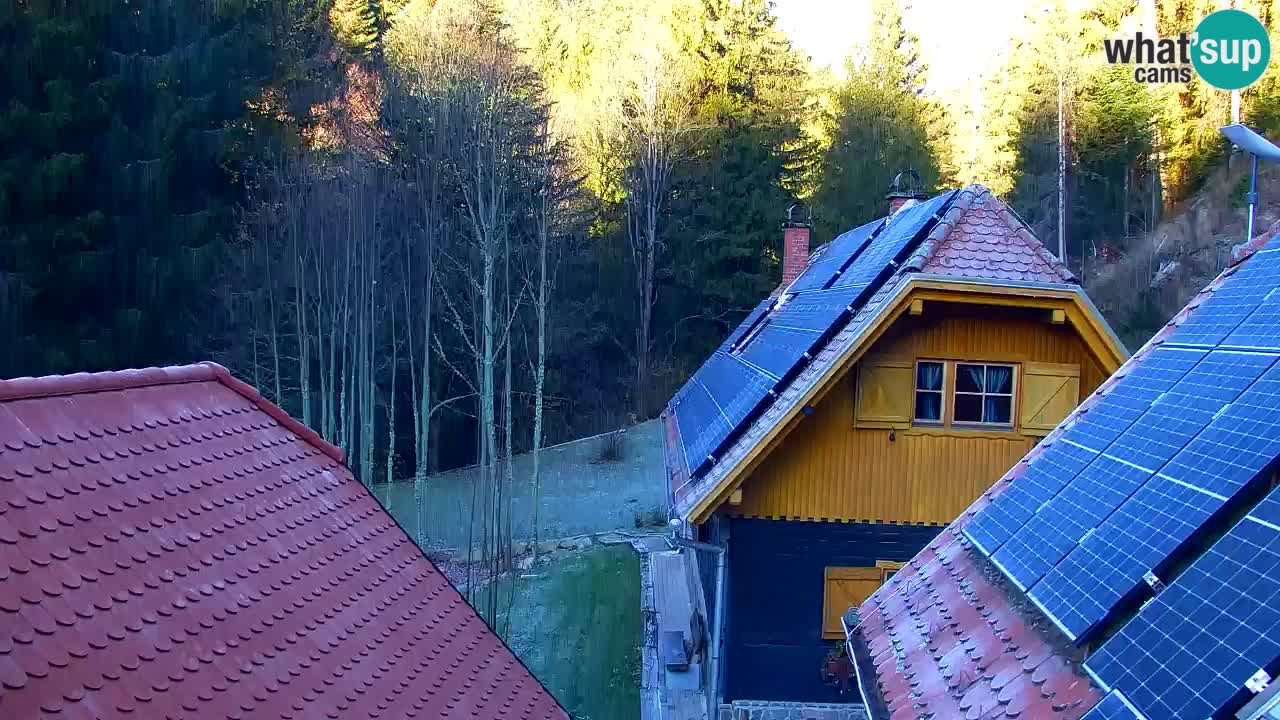 Spletna kamera Lukanja – Water Village | Pohorje Houses