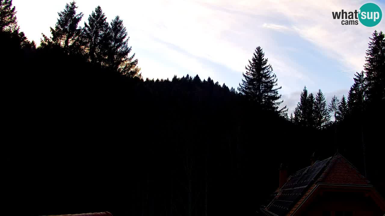 Webcam Lukanja – Pohorje houses a Water village