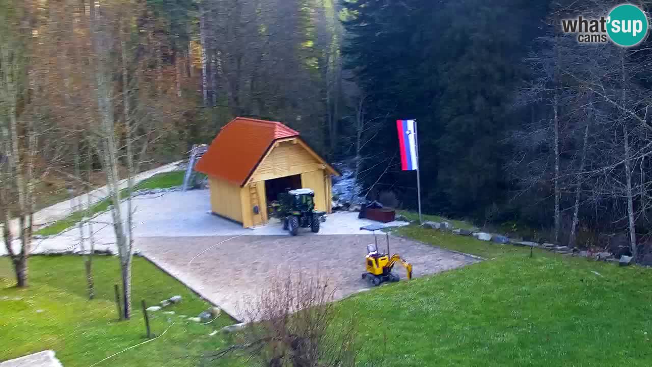 Webcam Lukanja – Pohorje houses a Water village