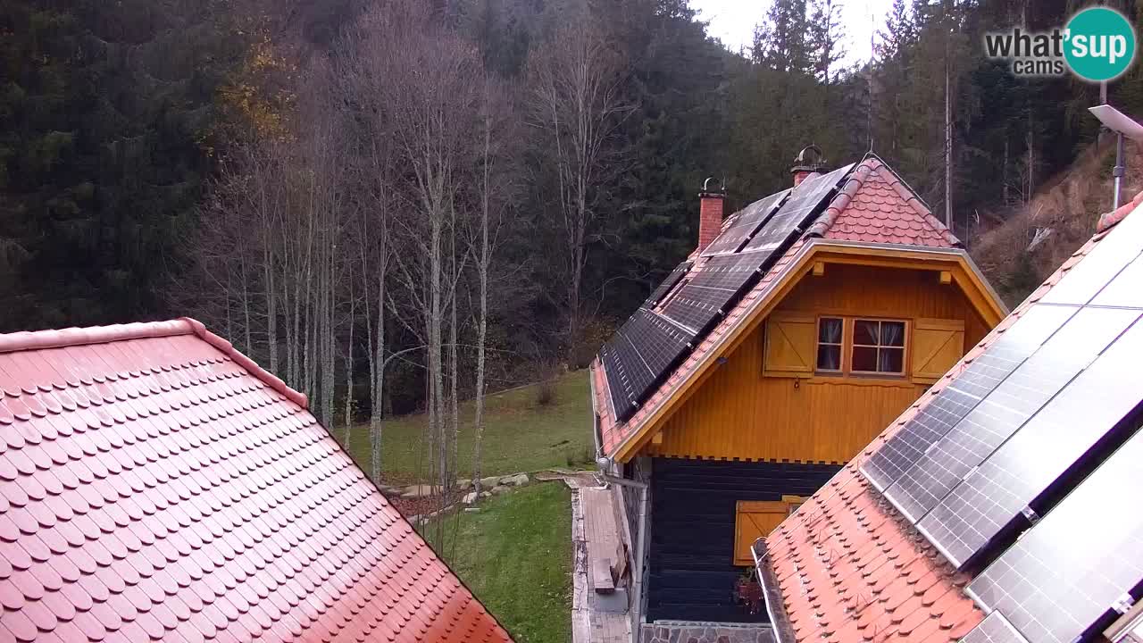 Webcam Lukanja – Pohorje houses a Water village