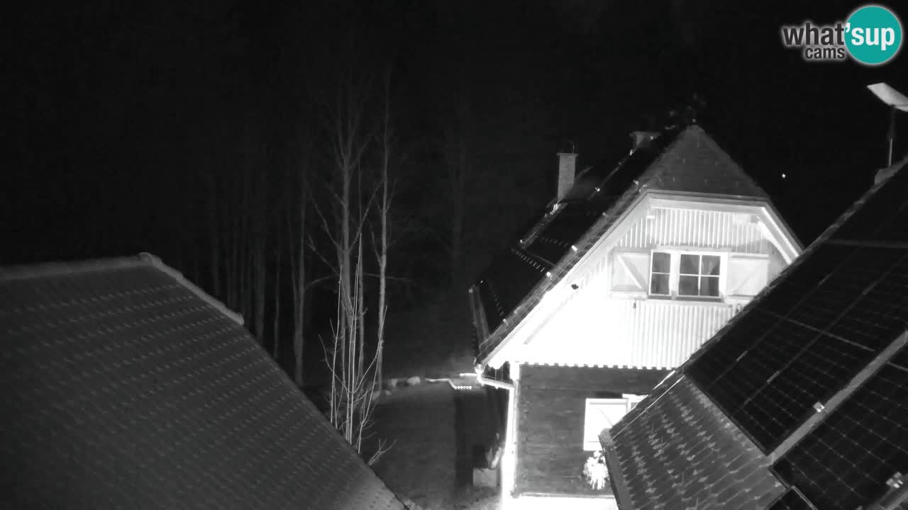 Webcam Lukanja – Pohorje houses a Water village