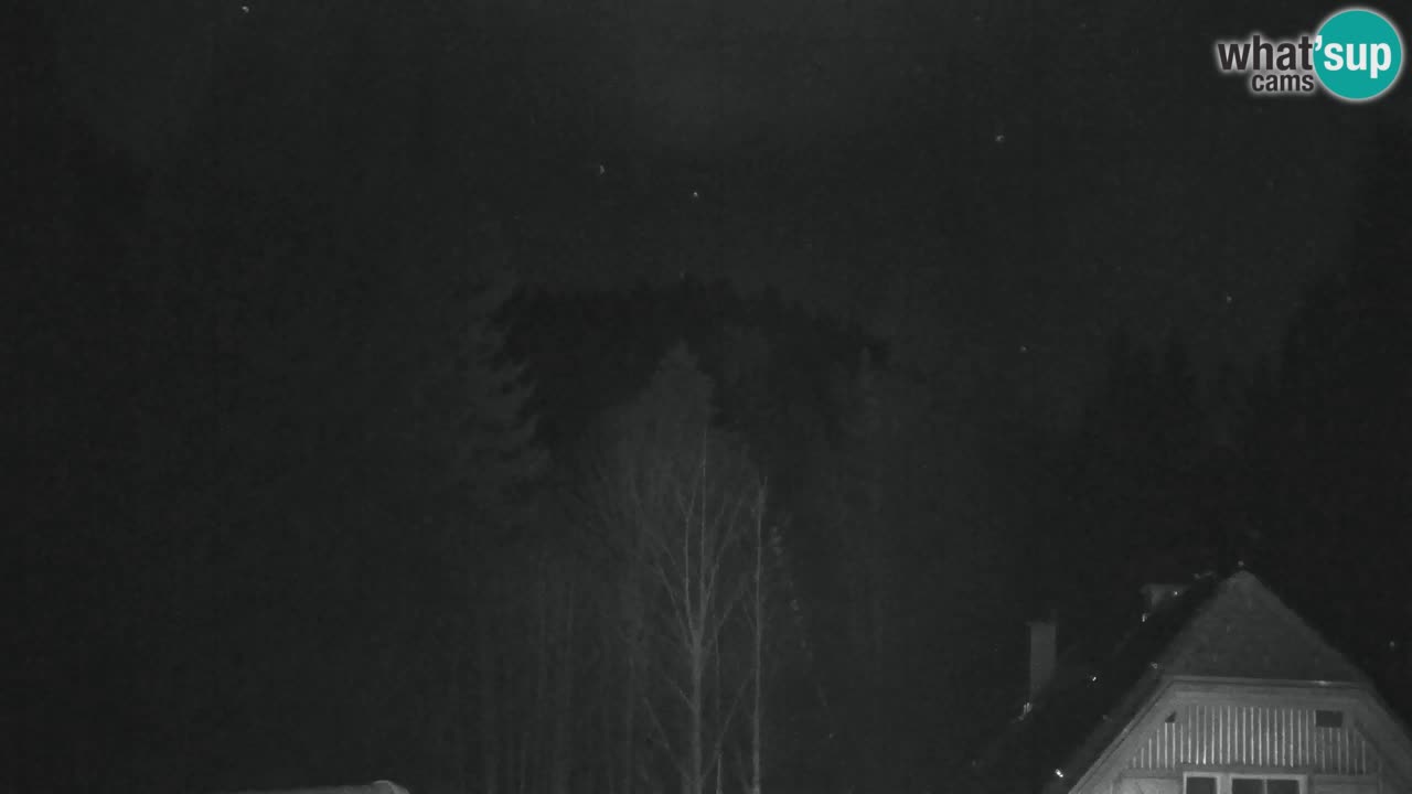 Webcam Lukanja – Pohorje houses a Water village