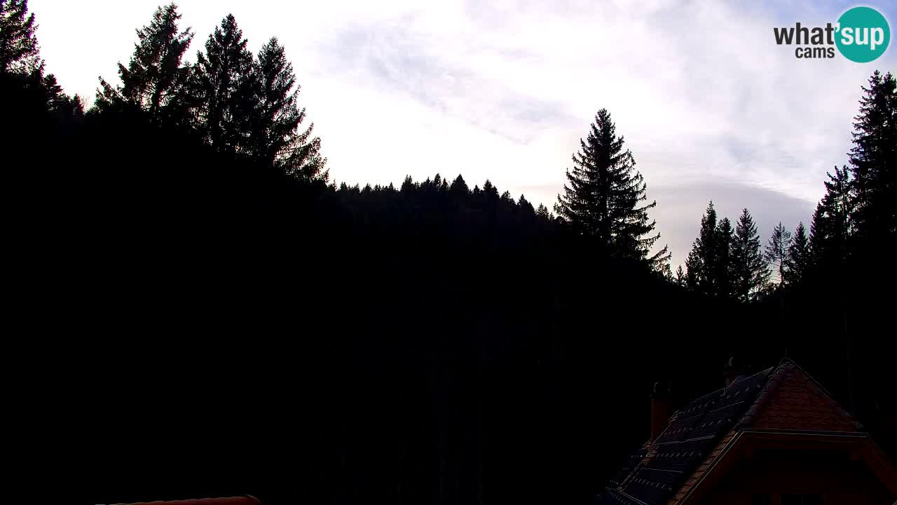 Webcam Lukanja – Pohorje houses a Water village