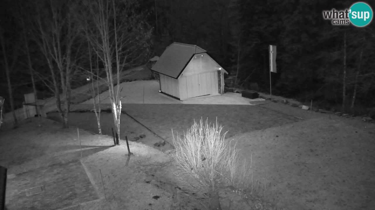 Webcam Lukanja – Pohorje houses a Water village