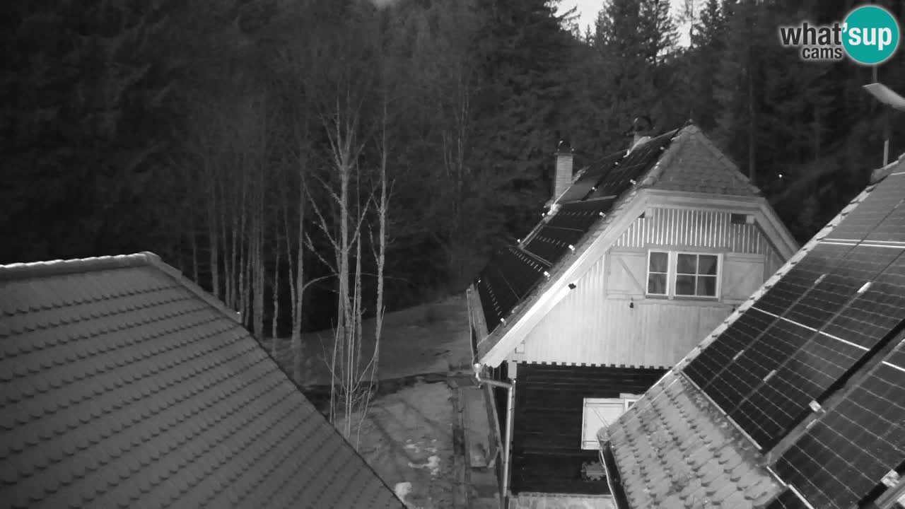 Webcam Lukanja – Pohorje houses a Water village