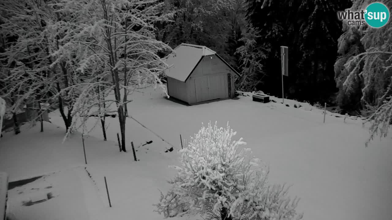 Webcam Lukanja – Pohorje houses a Water village